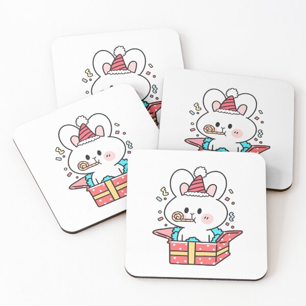 Item preview, Happy Birthday - Cute Rabbit inside a Present designed and sold by sleepycharis.
