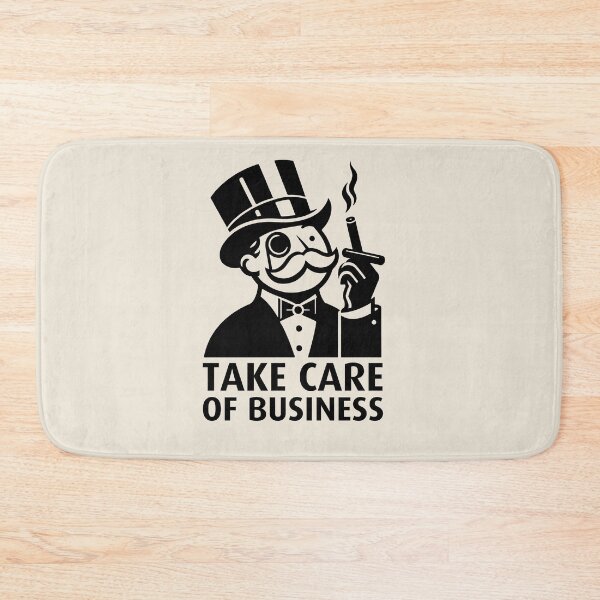 Item preview, Take care of business - Monopoly Man designed and sold by CareofPosters.