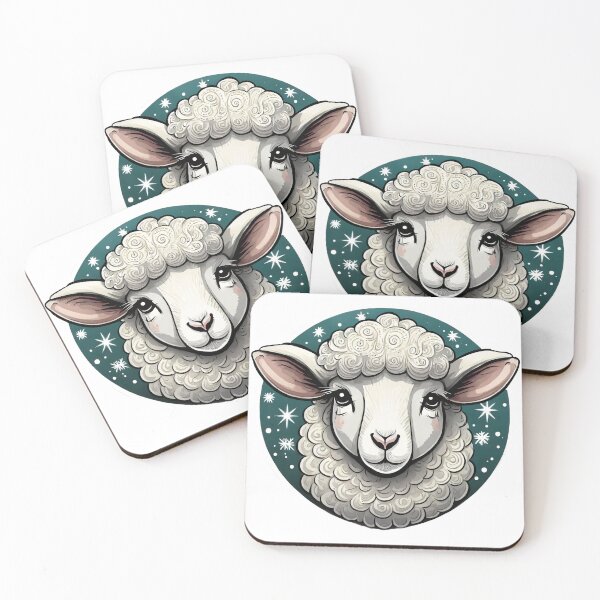 Item preview, Cute Christmas Sheep  designed and sold by dariapoczekaj.
