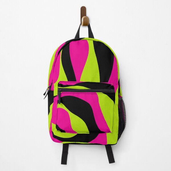 Item preview, Ebb and Flow 4 in Lime Green, Hot Pink and Black designed and sold by LAEC-Shop.