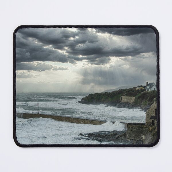 Item preview, Porthleven stormy sea designed and sold by kathleenjean.