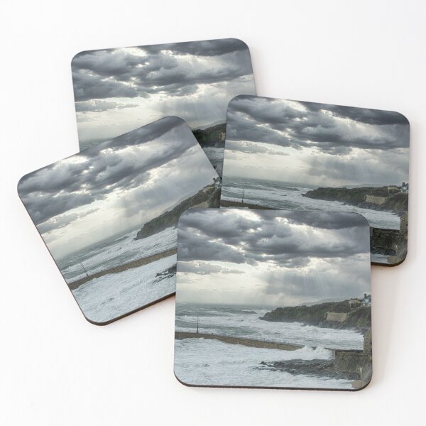 Item preview, Porthleven  stormy sea designed and sold by kathleenjean.