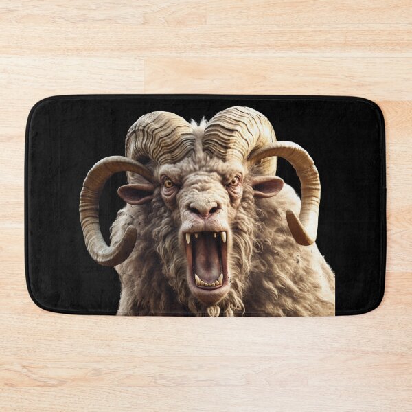 Item preview, Angry Aries Ram Fiercen Animal Zodiac designed and sold by NatalieArtiste.