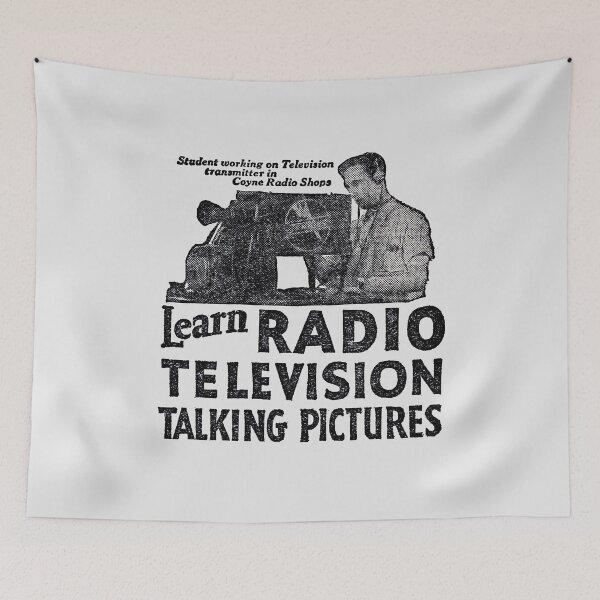 Item preview, LEARN RADIO AND TELEVISION - advert designed and sold by ThrowbackAds.