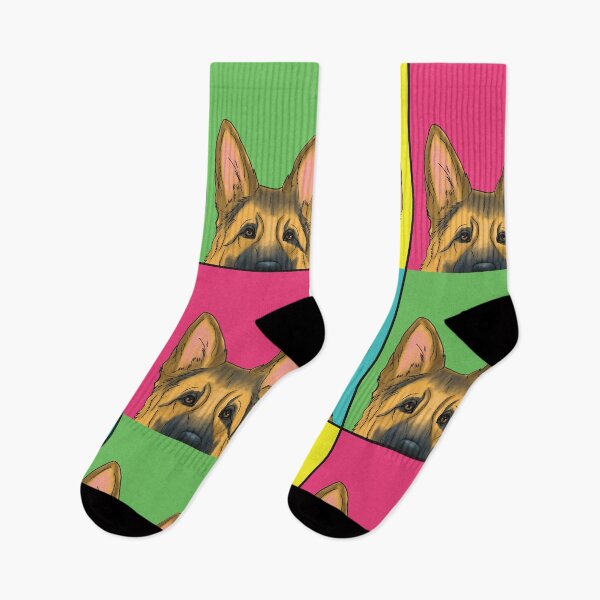 Item preview, German Shepherd Pop Art designed and sold by arjajpg.