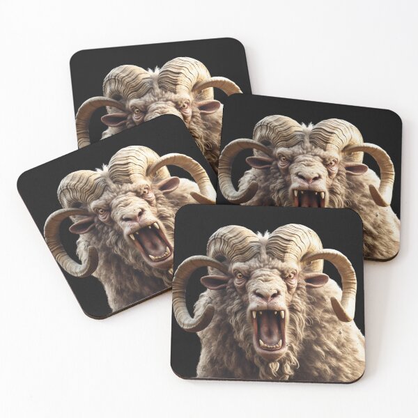 Item preview, Angry Aries Ram Fiercen Animal Zodiac designed and sold by NatalieArtiste.