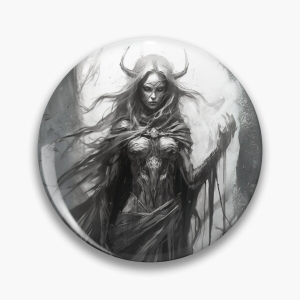 Item preview, Alluring Necromancer - Sketch Art designed and sold by letsgetinspired.