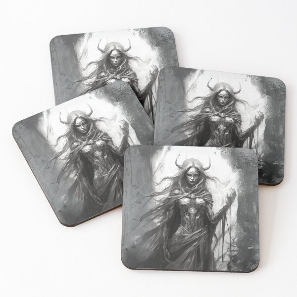 Item preview, Alluring Necromancer - Sketch Art designed and sold by letsgetinspired.