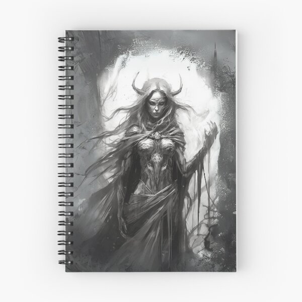 Item preview, Alluring Necromancer - Sketch Art designed and sold by letsgetinspired.