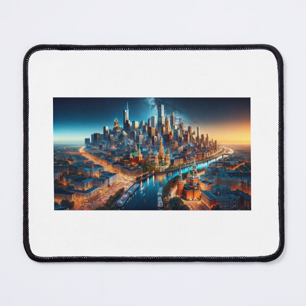Item preview, Harmony of Horizons: Chicago-Moscow Skyline Symphony 2 designed and sold by moskvago.