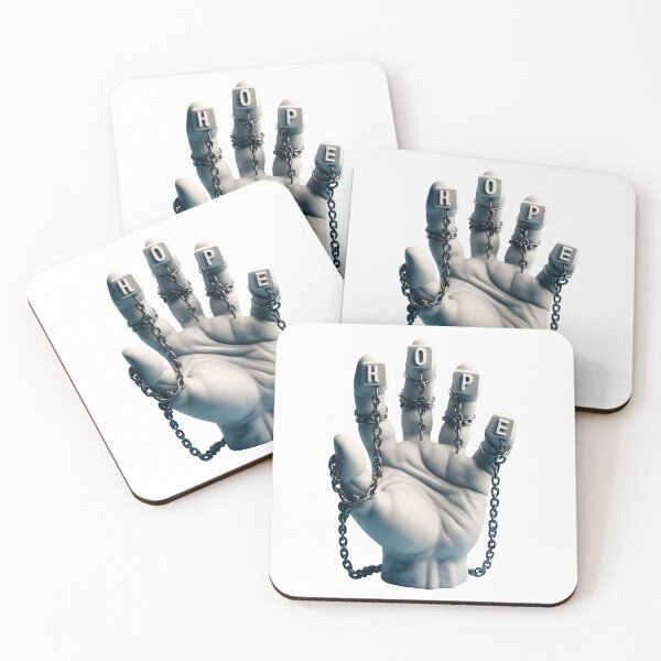 Item preview, Hand with HOPE Plaques  designed and sold by Glariix.
