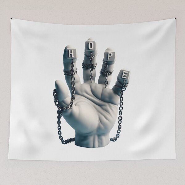 Item preview, Hand with HOPE Plaques  designed and sold by Glariix.