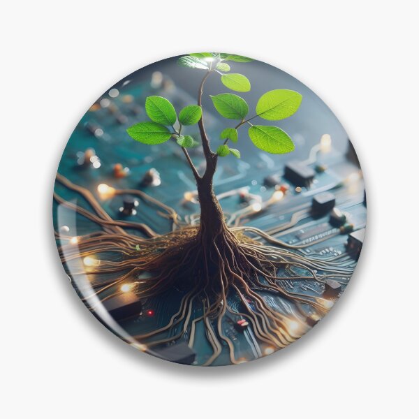 Item preview, RootRevolt - Tree Tech-Nature Fusion designed and sold by WorkingsHandsBD.