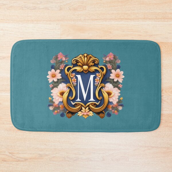 Item preview, Elegant floral letter M designed and sold by Roxburylane.