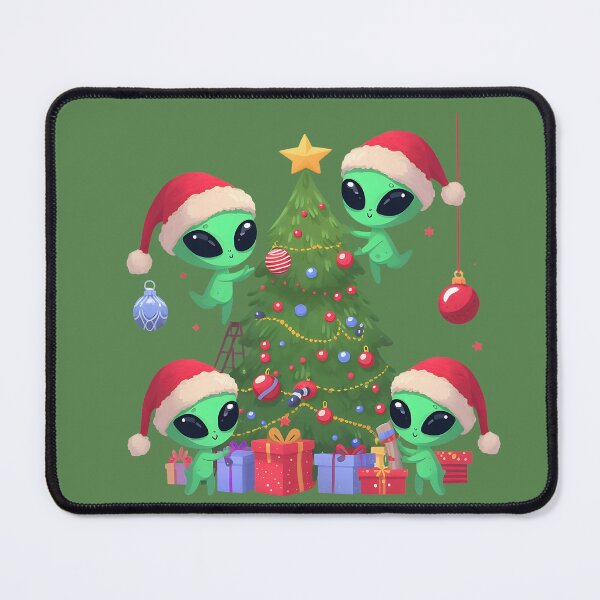 Item preview, Aliens decorate Christmas tree designed and sold by phys.