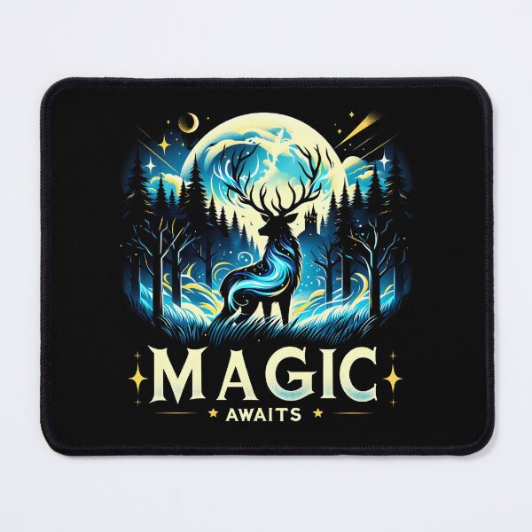 Item preview, Magic Awaits - Magical Stag in the Night designed and sold by Fenay Designs.