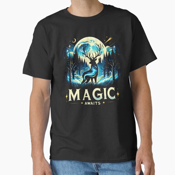 Item preview, Magic Awaits - Magical Stag in the Night designed and sold by Fenay Designs.