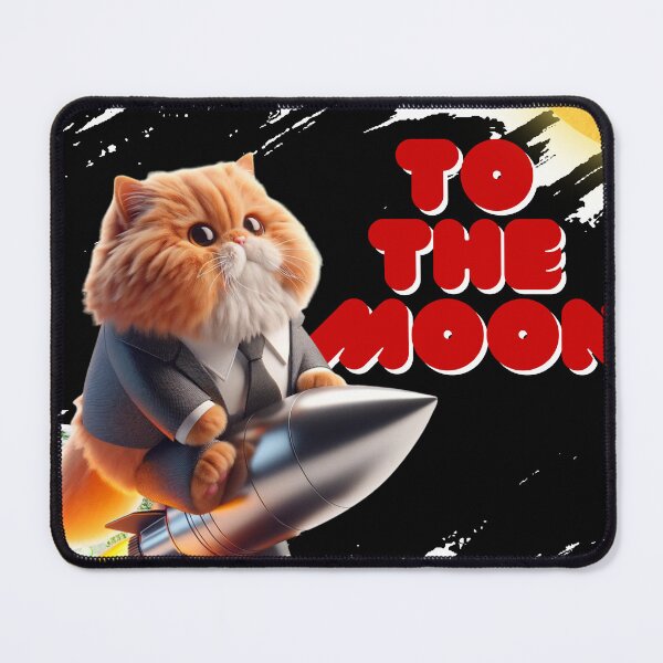 Item preview, To The Moon (cat to the moon) designed and sold by Meowguar.