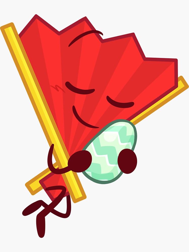 "Fan (Inanimate Insanity)" Sticker for Sale by PuppyRelp Redbubble