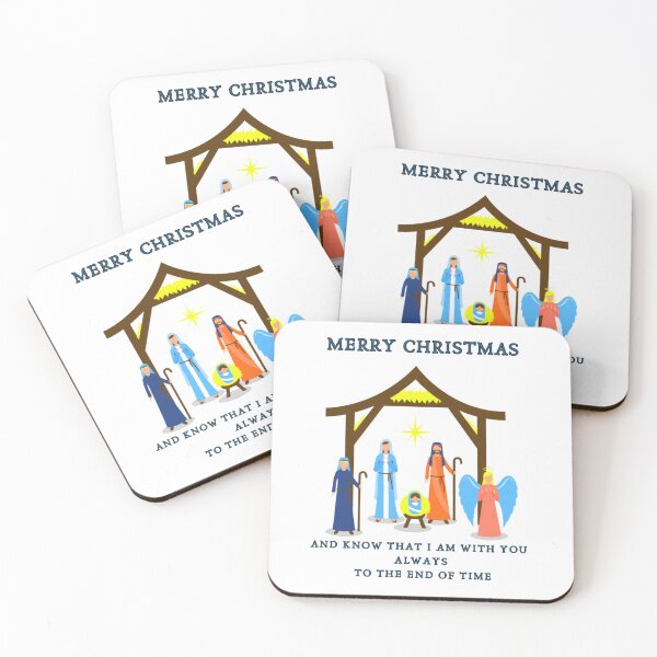 Item preview, Merry Christmas Nativity Scene designed and sold by Quote Gallery.