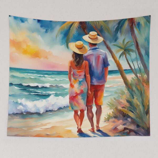 Item preview, Romantic Couple At Beach designed and sold by Gabriela McDaniel.
