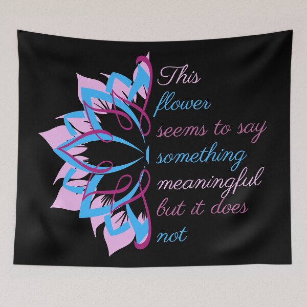 Item preview, Half flower with quote designed and sold by trendingatees.