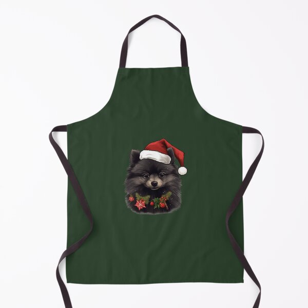 Item preview, Black christmas pomeranian dog designed and sold by ME-World.