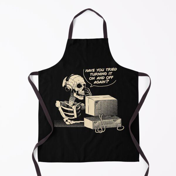 Item preview, Have You Tried Turning it Off and On Again Skeleton IT Support Call Center by Tobe Fonseca designed and sold by Tobe Fonseca®.