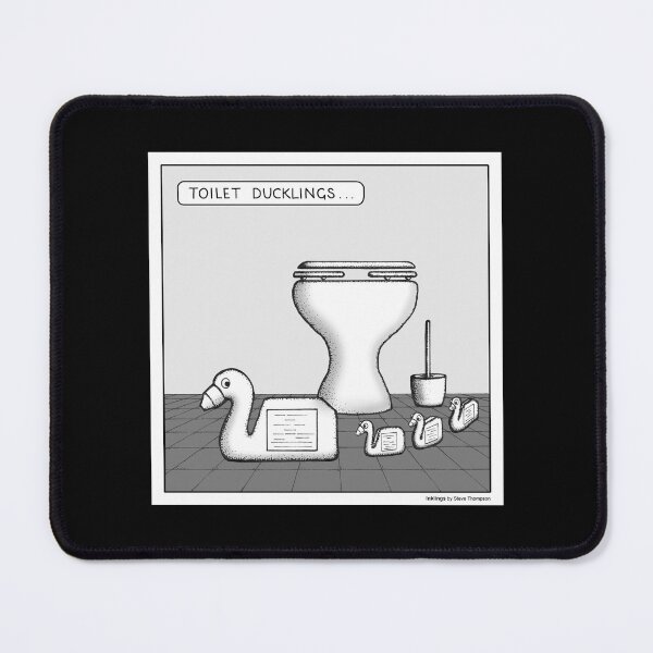 Item preview, Toilet ducklings designed and sold by Inklings cartoons.