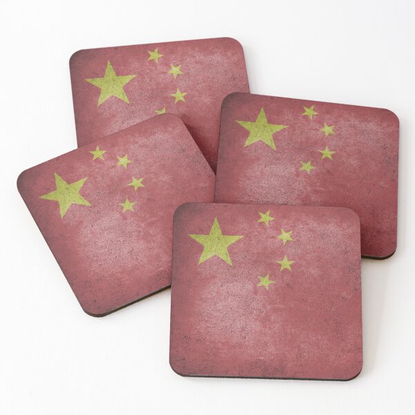 Item preview, Distressed, Old, Faded & Worn Flag of China (中国国旗) designed and sold by STUDIO-72.