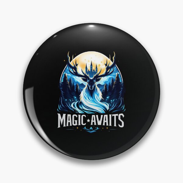Item preview, Magic Awaits - Mystical Stag in an Enchanted Forest designed and sold by Fenay Designs.