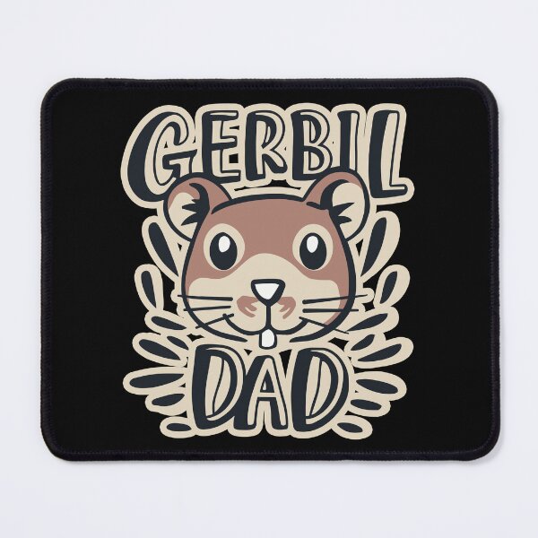 Item preview, Gerbil Dad Elegance: Stylish Gifts designed and sold by EmeraldeaArt.