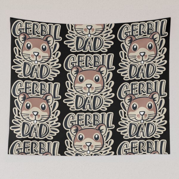 Item preview, Gerbil Dad Elegance: Stylish Gifts designed and sold by EmeraldeaArt.