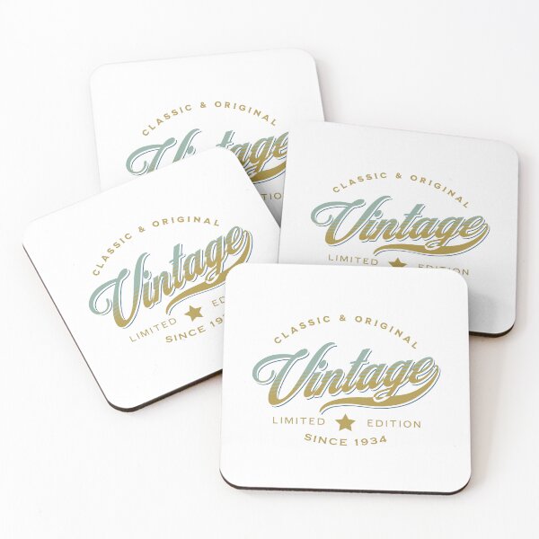 Item preview, Vintage 1934 - Birthday design designed and sold by Rhu Creations.