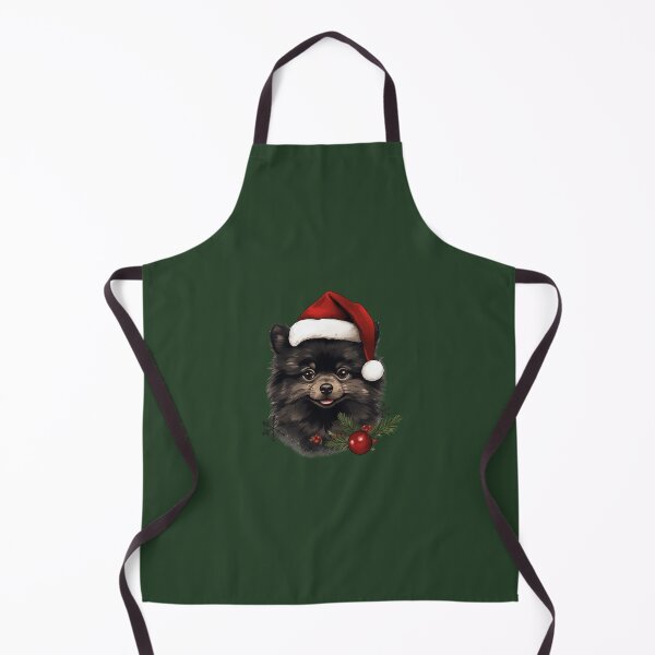 Item preview, Black christmas pomeranian dog designed and sold by ME-World.