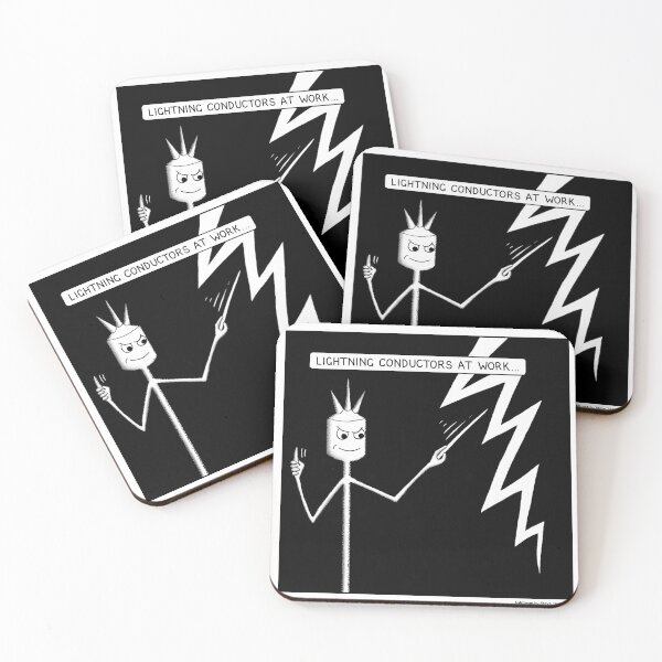 Item preview, Lightning conductor designed and sold by Inklings cartoons.