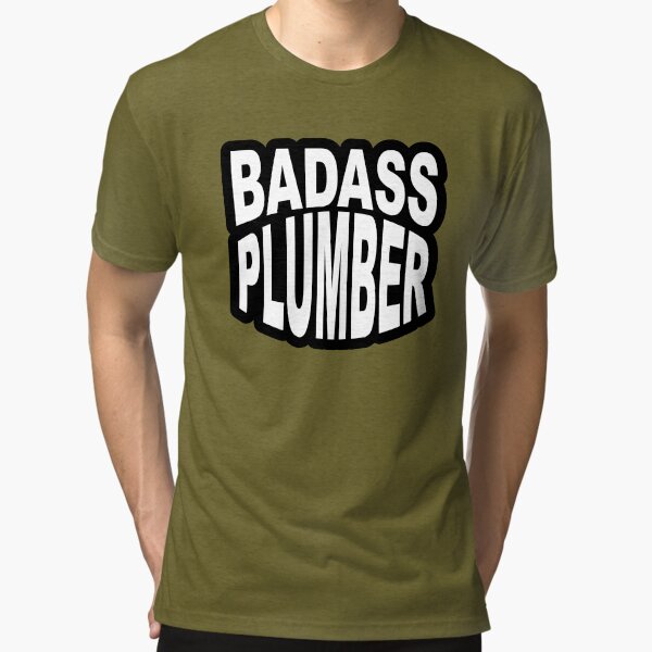 Artikel-Vorschau von Badass Plumber Design für Klempner-Dienstleistungsarbeitsplätze, designt und verkauft von Science Engineering Gifts.