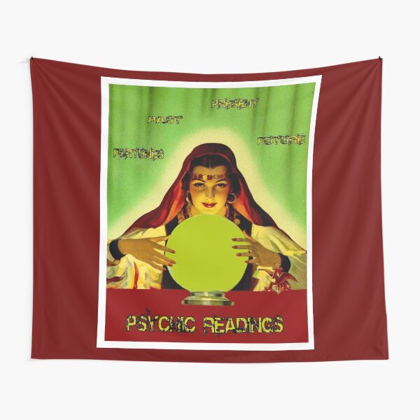 PSYCHIC READINGS: Gypsy Fortune Teller Print Tapestry