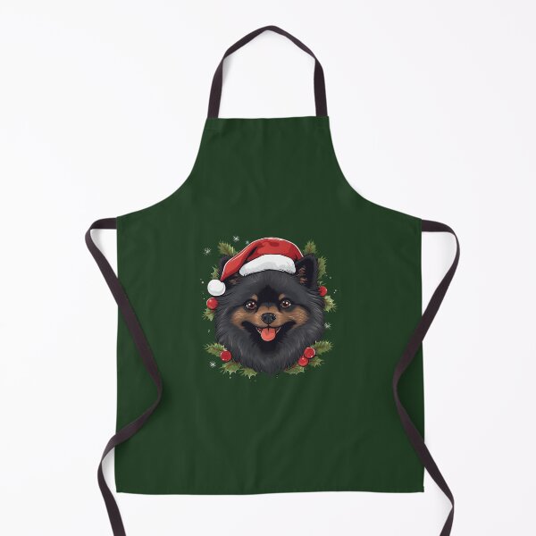 Item preview, Black christmas pomeranian dog designed and sold by ME-World.