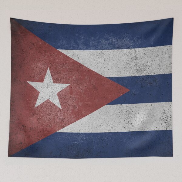 Item preview, Distressed, Old, Faded & Worn Flag of Cuba (Bandera de Cuba) designed and sold by STUDIO-72.