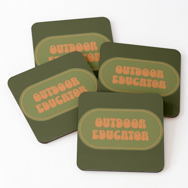 Item preview, Outdoor Educator of the Outdoors Gift For Nature Lover Retro Groovy Font and Colors designed and sold by CORINNE W.