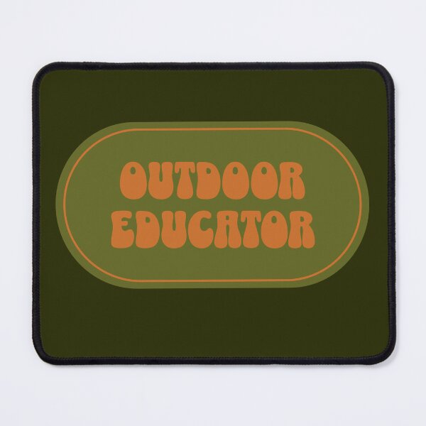 Item preview, Outdoor Educator of the Outdoors Gift For Nature Lover Retro Groovy Font and Colors designed and sold by CORINNE W.