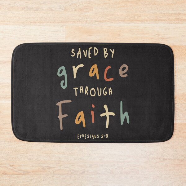 Item preview, Saved by Grace Ephesians 2:8 Christian Quote designed and sold by cidolopez.