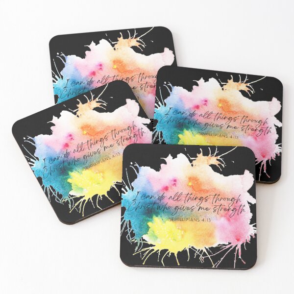 Item preview, I Can Do All Things Through Christ Who Strengthens Me: An Empowering Bible Verse Design designed and sold by SuzieNgatia.