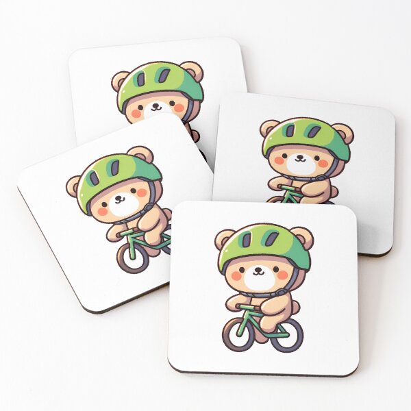 Item preview, Bear Enjoying a Bike Ride designed and sold by UmbrellaStudio1.