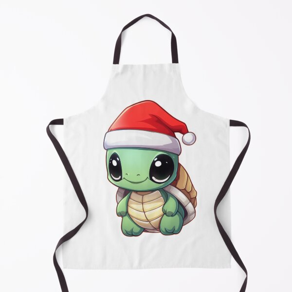 Item preview, Chibi Turtle with red Santa hat designed and sold by KawaiiArtStyle.