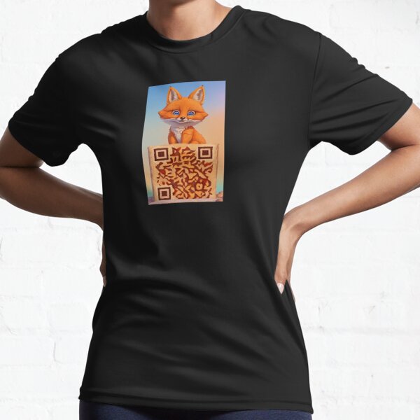 Fox  3D Animation with Augmented Reality Active T-Shirt