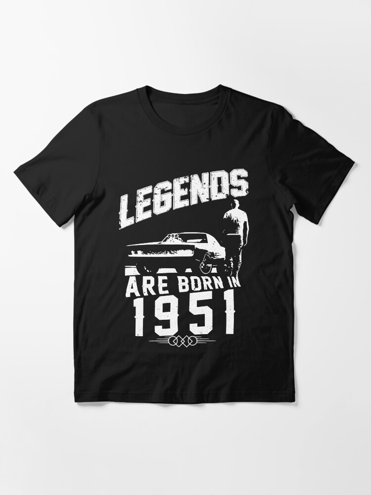 Alternate view of Legends Are Born In 1951 Essential T-Shirt