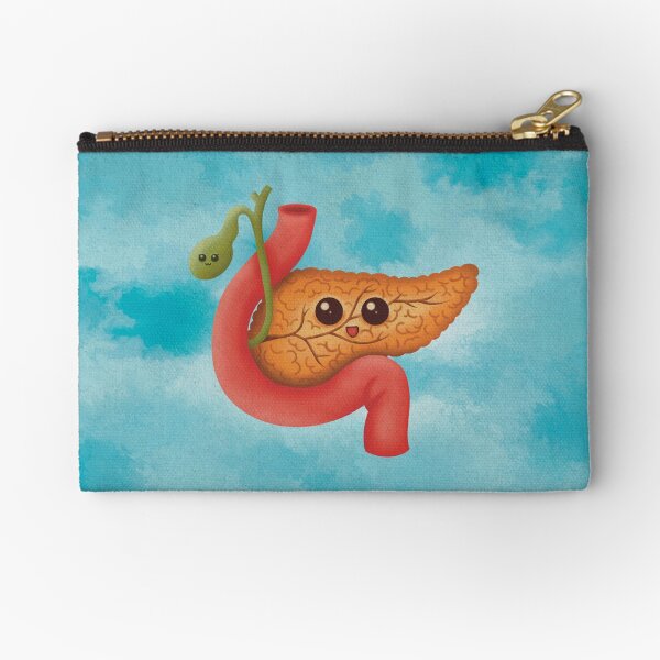 Cute Pancreas Zipper Pouch