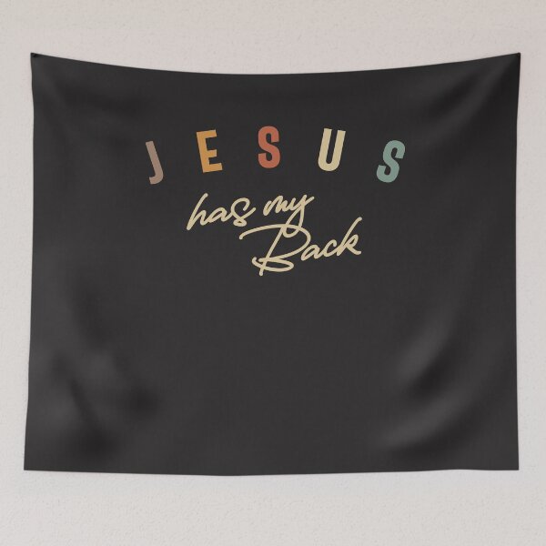 Item preview, Jesus Has My Back Inspirational Christian Quote designed and sold by cidolopez.
